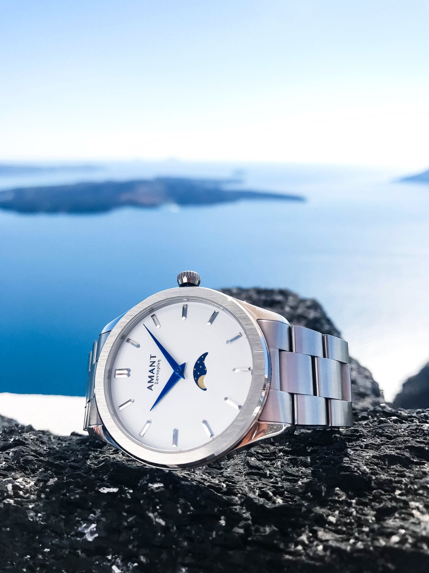 ONLY 1 LEFT!!! Limited Edition SANTORINI Moonphase